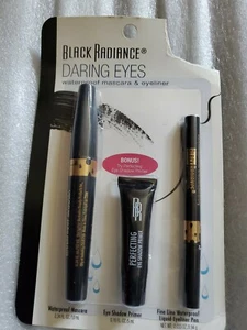 3 PcBlack Radiance Daring Eyes Black Mascara waterproof- Eye Pencil- Eye primer - Picture 1 of 2