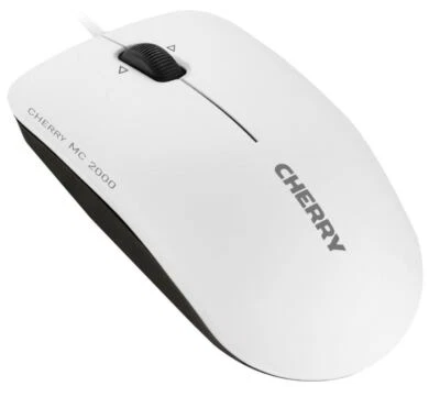 CHERRY - CHERRY MC 2000 Corded Mouse with Tilt Wheel, Pale Grey - Image 1 of 3