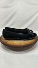 Black Rivet Womens Black Bella Faux Suede Round Toe Flat Size 8M New Without Box