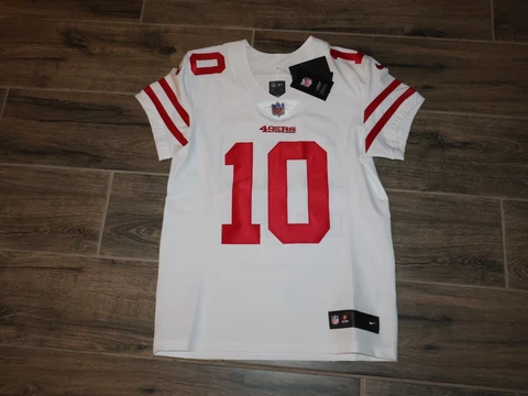 NWT San Francisco 49ers Jimmy Garoppolo NFL Jersey Nike Sewn Authentic 40 $296 Cover