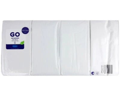 Duni 2-Ply Napkin 40cm 8 Fold White - Pack of 300