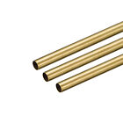 Brass Round Tube 6Mm Od 0.2Mm Wall Thickness 250Mm Length Pipe Tubing 3 Pcs