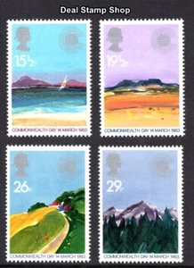 GB 1983 Commonwealth Day, Geographical Regions SG1211-14 Unmounted Mint MNH - Picture 1 of 1