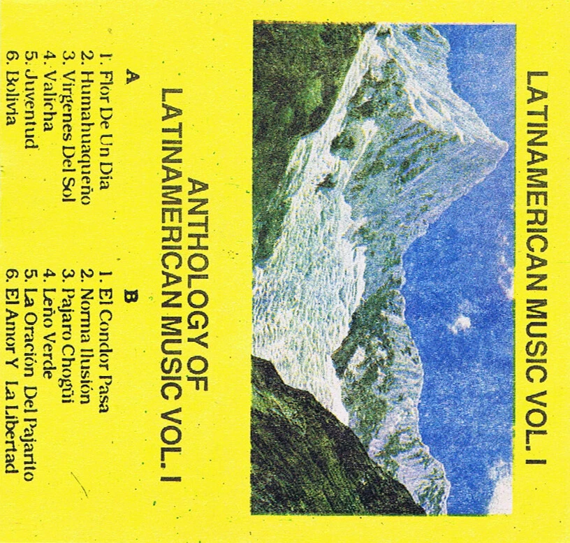 Anthology of Latinamerican Music Vol. 1 cassette various World South American  - Image 1 of 1