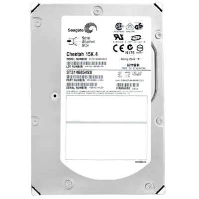 Hard Drive Seagate ST3146854SS 146GB 15000RPM SAS 3.5" Inch - Image 1 of 4