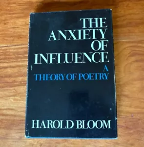 ANGST VOR EINFLUSS EINE THEORIE DER POESIE VON HAROLD BLOOM 1973 HC/DJ ERSTDRUCK - Bild 1 von 7
