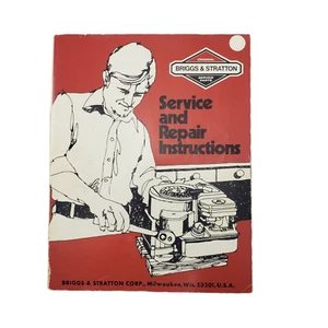 BRIGGS & STRATTON Service And Repair Instructions Manual Part No. 270962 - Picture 1 of 5