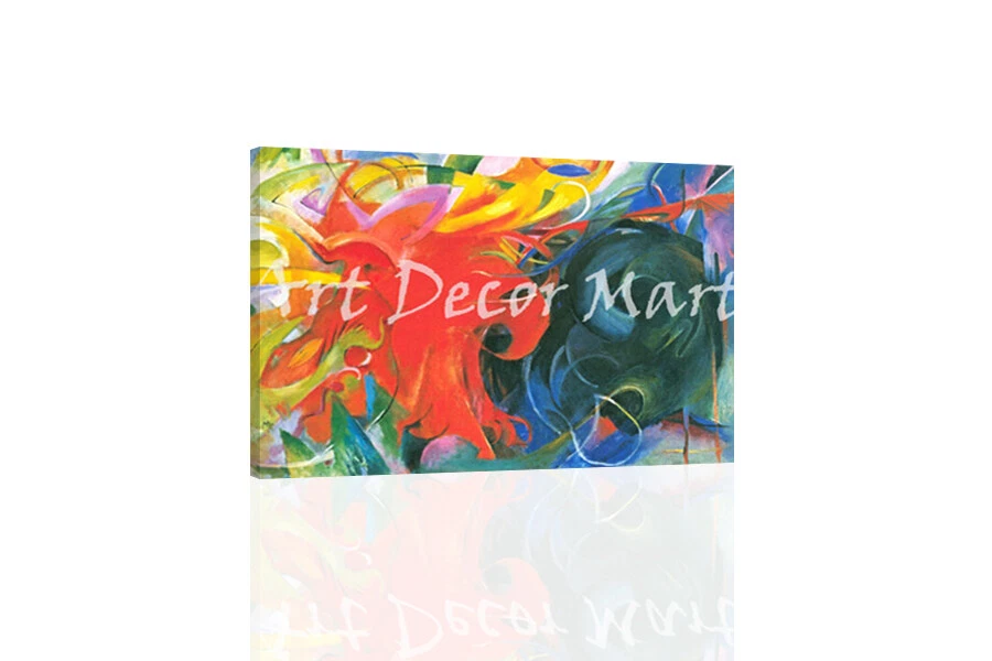 Fighting Forms-Marc - - CANVAS OR PRINT WALL ART - Image 1 of 2