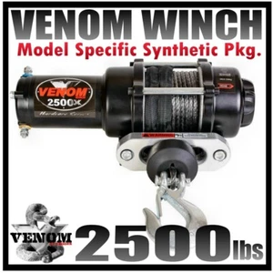 2500LB VENOM  WINCH FITS 2020-23 POLARIS RZR PRO XP POLARIS RAZOR PRO XP 4 - Picture 1 of 6