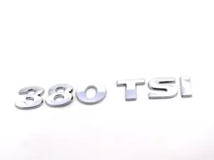Original VW Volkswagen 380 TSI Stiefel Abzeichen Emblem Sharan 2016 + Tiguan - Bild 1 von 2