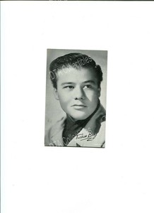 TURHAN BEY-ARCADE CARD-1950'S-PORTRAIT!!! FN