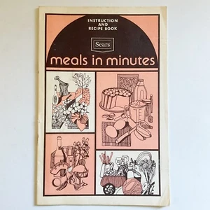 Sears Comidas en Minutos Cocina Sellador de Alimentos Instrucciones Recetas Libro de Cocina De Colección - Imagen 1 de 11