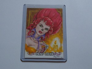 April Reyna Dead Divas sketch card Unstoppable Cards