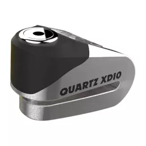 Oxford LK268 Quartz XD10 10MM Scooter and Motorcycle Disc Lock Brushed Steel - Foto 1 di 1