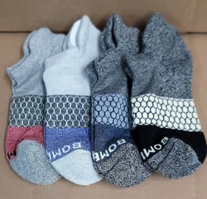 Bombas Youth Ankle Socks 4 pack Midweight Size Youth 9T-3 - Picture 1 of 3