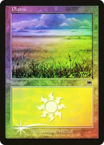 MTG magic cards 1x Plains (332) - Foil Onslaught Light Play, English - Picture 1 of 1