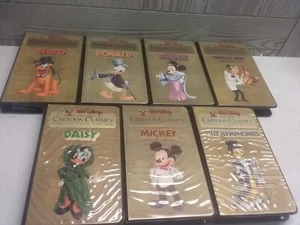 7 Walt Disney Cartoon Classics Limited Gold Edition VHS Tapes Lot - Picture 1 of 20