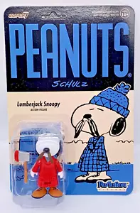 Peanuts Lumberjack Snoopy ReAction Figur Schulz Actionfigur - Bild 1 von 10