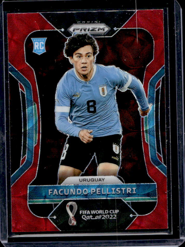 2022 Prizm World Cup Facundo Pellistri Red Choice Prizm Rookie RC #275 Uruguay