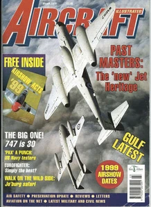 AIRCRAFT ILLUSTRATED MAR 99 NAVAL AIR WARFARE CENTER PAX RIVER_BOEING 747 HISTOR - Imagen 1 de 4