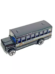 Hot Wheels Police Prisoner Transport School Bus Diecast Toy Car Vintage 1988 - Picture 1 of 6