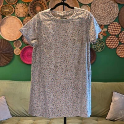 Vintage Handmade Floral House Dress – Zip-Up Closure, Cottagecore, M/L Approx. - Image 1 of 4