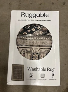 Ruggable Washable 8' x 10' Rug Cover & Nonslip Pad - Picture 1 of 2
