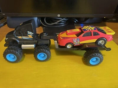 20 MAISTO FRICTION 1/32 SEMI TRUCK/TRAILER & 1/32 96 MMT FRICTION RACE CAR USED - Image 1 of 4