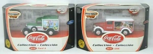 Lote de 2 Matchbox Car Collection 50º Coleccionable CocaCola 1937 GMC 1930 Ford Nuevo en Paquete - Imagen 1 de 4
