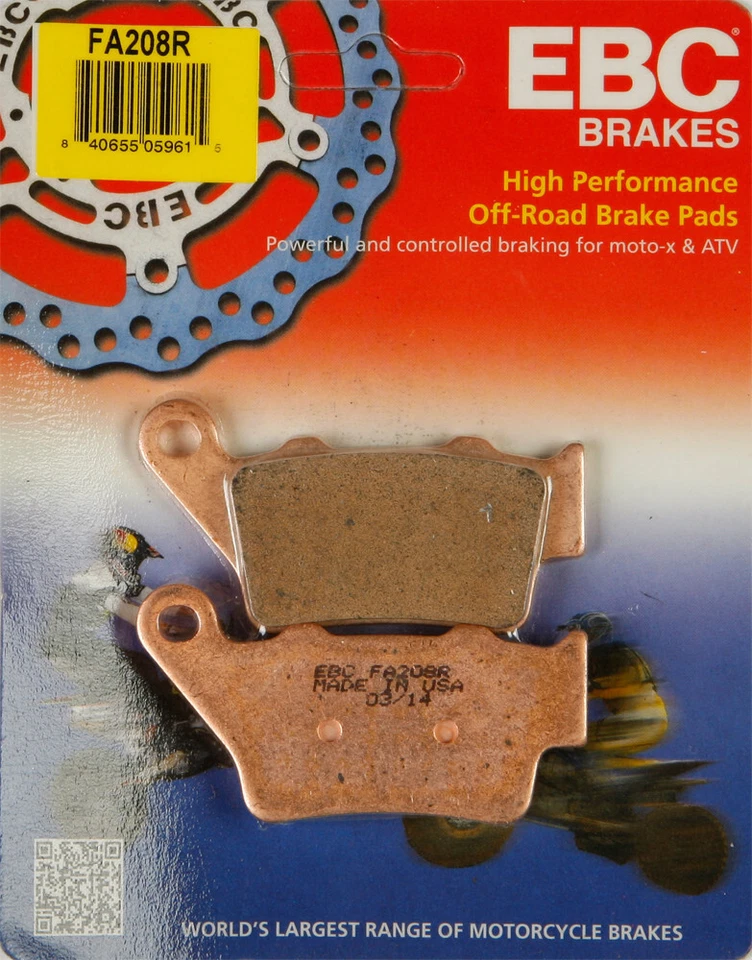 EBC 2002-2004 FS650E Husaberg BRAKE PADS FA208R - Image 1 of 1