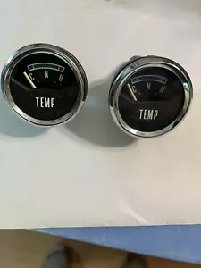 A pair of 52mm 2" Temperature gauge fits Ford Cortina MK2 1600E (Fomoco) - Picture 1 of 3