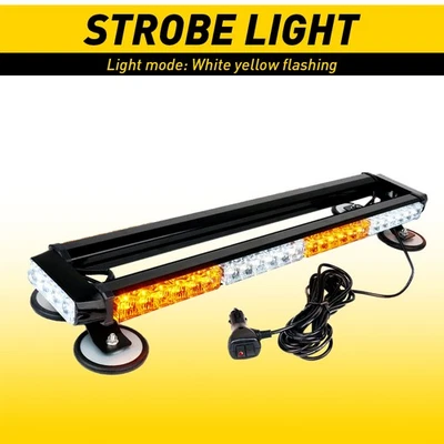 Barra de luz estroboscópica para Toyota 26" RAV4 techo doble lado advertencia de emergencia 54LED Foto 1 de 4