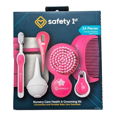 Safety 1st Kit Nursery Care Health & Grooming Kit 24 Pieces Wrapping Clutch Case - Image 1 of 4