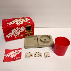 Vintage Parker Brothers 1972 Spill & Spell Dice Game #102 - Picture 1 of 11
