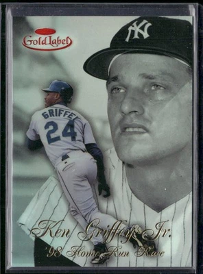 1998 Topps Gold Label #HR3 Ken Griffey Jr. '98 Home Run Race Red Red label - Image 1 of 2