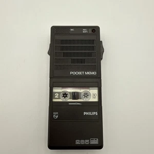 Philips 285 Mini Vintage Pocket Memo Cassette Voice Recorder - Teile oder Reparatur - Bild 1 von 16