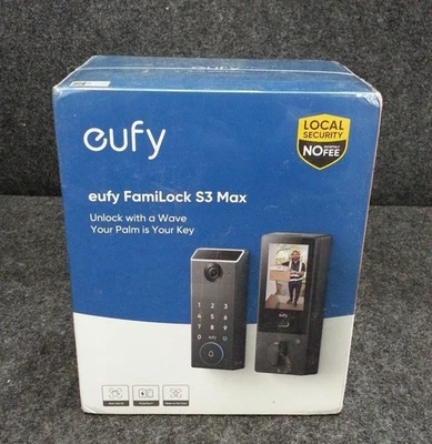 EUFY BY ANKER T85V0 FamiLock S3 Max Video Smart Lock Gris Foto 1 de 4