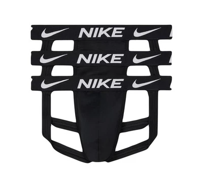 NWT. Nike. 3 Pack.  Dri-FIT Ultra Essential Micro. Jock. Black. MRSP. $45.00 - Image 1 of 4
