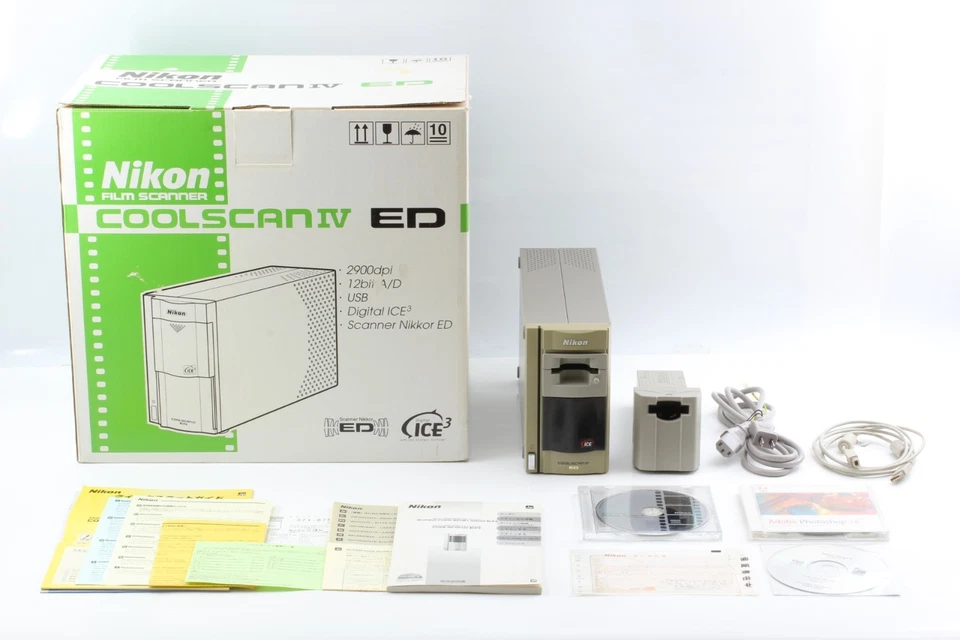 【TOP MINT SA-21 MA-20】 Nikon CoolScan IV LS-40 ED Slide Film Scanner from JAPAN - Image 1 of 4