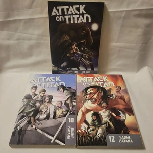 Attack on Titan Manga Lot Band 9 10 12 Englisch Kodansha Comics Hajime Isayama - Bild 1 von 10