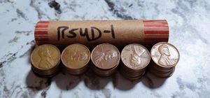 1 rollo de centavos Lincoln Wheat 1954 Denver EE. UU. R54D-1 envío y devolución gratuitos - Imagen 1 de 3