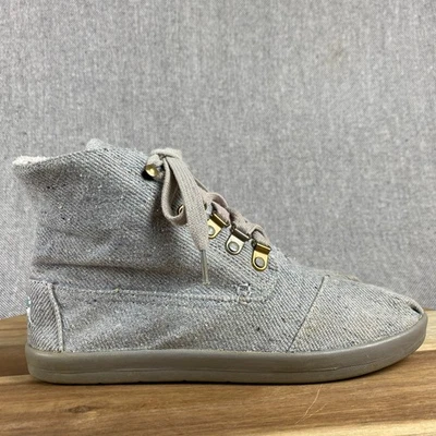 TOMS Highland Botas Vellón Forrado Chukka Mujer 7.5 Gris Difuso Informal Bota Botín Foto 1 de 4