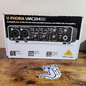 Behringer U-Phoria Audiophile Audio/MIDI Interface - UMC204HD - Picture 1 of 4