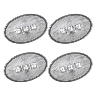 Luces LED dobles marcadoras transparentes/rojas/ámbar 99-10 Ford F350 Recon 264132CL Foto 1 de 4