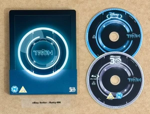 TRON LEGACY - UK EXCLUSIVE 3D + 2D BLU RAY STEELBOOK (READ DESCRIPTION) - Picture 1 of 7