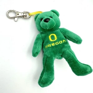 OREGON DUCKS - Bear Keychain Ducks Mascot Teddy Bear Bernie Official Merch VTG - Picture 1 of 4