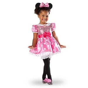 MiNNiE MoUsE~Bebé~ROSA~Bebés~Disfraz~VESTIDO+CINTA+OREJAS~6-12M~NUEVO CON ETIQUETAS~Disney Store - Imagen 1 de 18