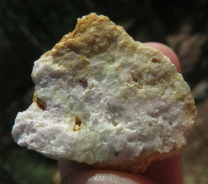 PINK & GREEN VESUVIANITE RARE HEART MIND CONNECTION CRYSTAL CANADA - Imagen 1 de 9