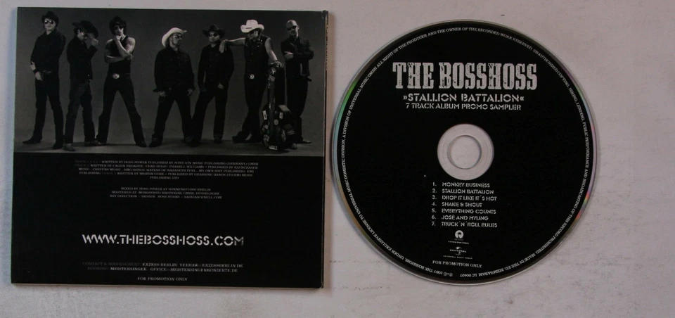 The BossHoss Stallion Battalion GER Card-FOC CD 2007 7-Track Sampler - Bild 1 von 1