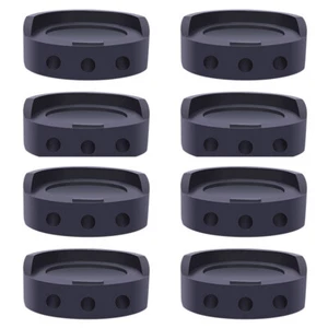 8Pcs Furniture Feet Mats Refrigerator Washing Machine Base Raising Pads (Black) - Photo 1 sur 12